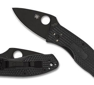 Spyderco's AMBITIOUS™ LIGHTWEIGHT BLACK BLADE